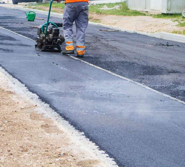 Travaux d'aménagements routiers à Lezoux